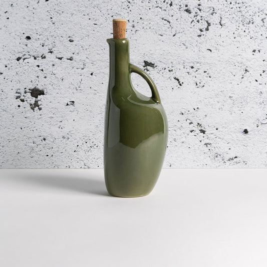 Handcrafted Stoneware Olive Oil Bottle | Canard Edition – Minimalist Kitchen Decor