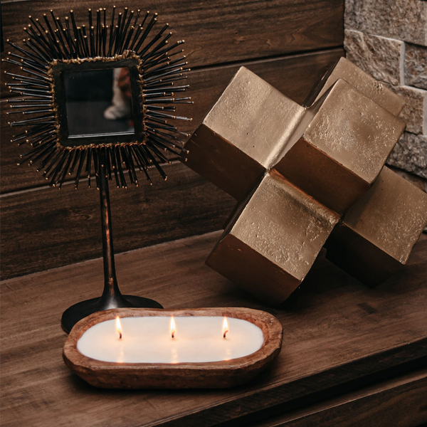 3-Wick Soy Candle | Costa del Azahar – Aromatic Home Decor